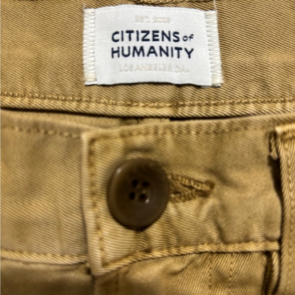 Citizens Of Humanity Tan High-Waisted Ayla pants Size 28 - Picture 4 of 9